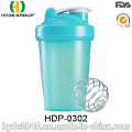 Recentemente 400ml plástico proteína Shaker garrafa (HDP-0302)